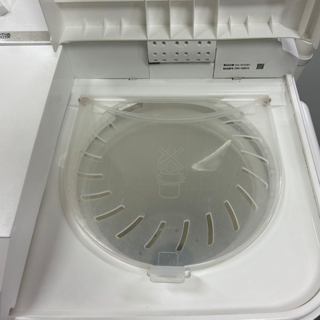 分解洗浄済　洗濯機 5.0kg パナソニック NA-W50B1 2023