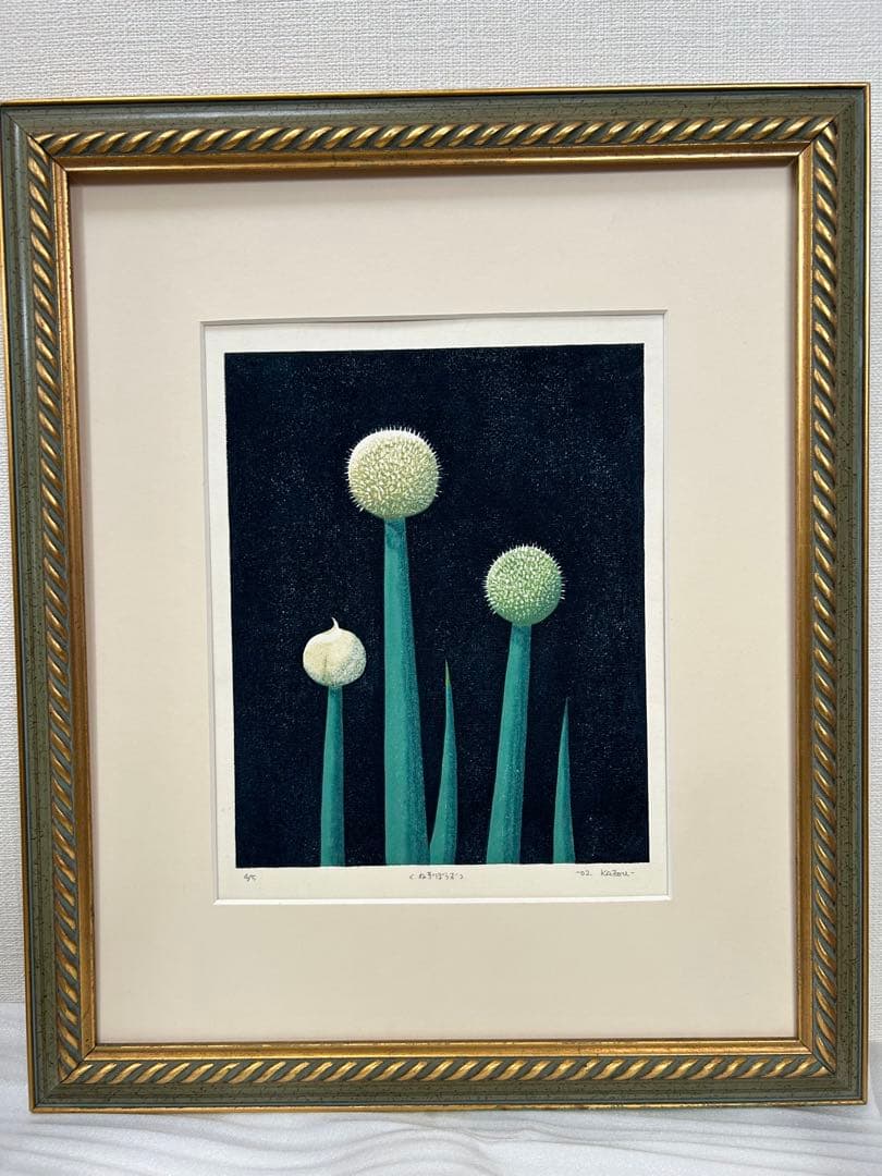 大谷一良画伯　大判銅版画　鉛筆サイン入り　限定５部の作品
