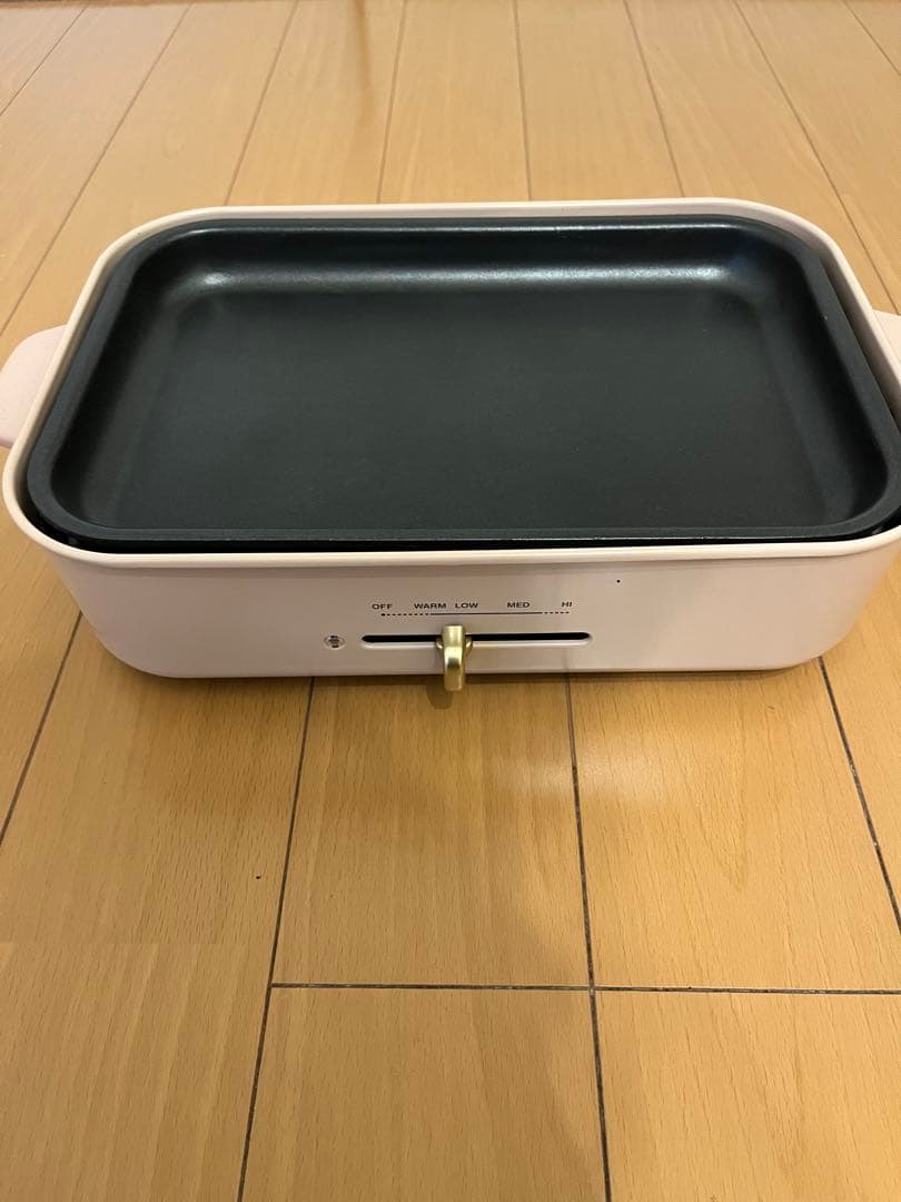 【美品】BRUNO コンパクトホットプレート　プレート2枚付き