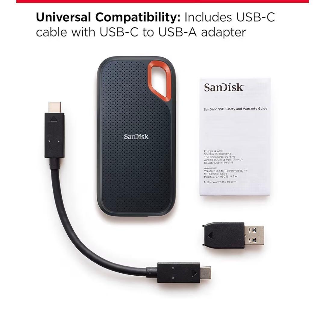 【美品】SanDisk SSD 4TB SDSSDE61-4T00-G25