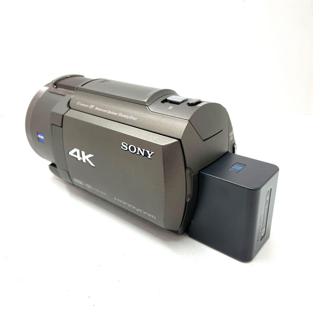 SONY デジタルビデオカメラ ハンディカム FDR-AX45 ブロンズブラウン
