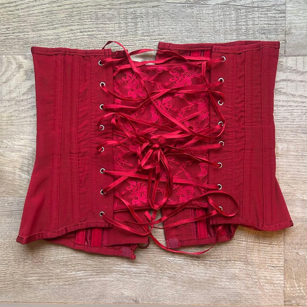 PinupCloset　元鈴木さんコルセット Sireneシレーヌ レッド　XS