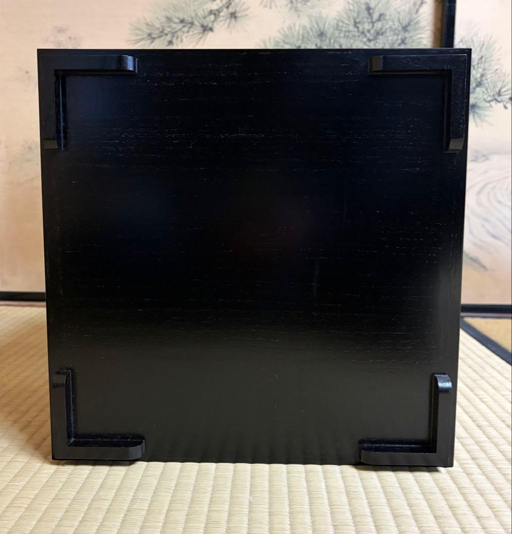 茶道具　吉野棚　円能斎好　溜め塗　鈴木光入作
