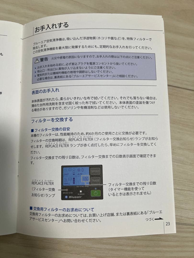 ブルーエア 空気清浄機 Blueair Classic 650E フィルター無し
