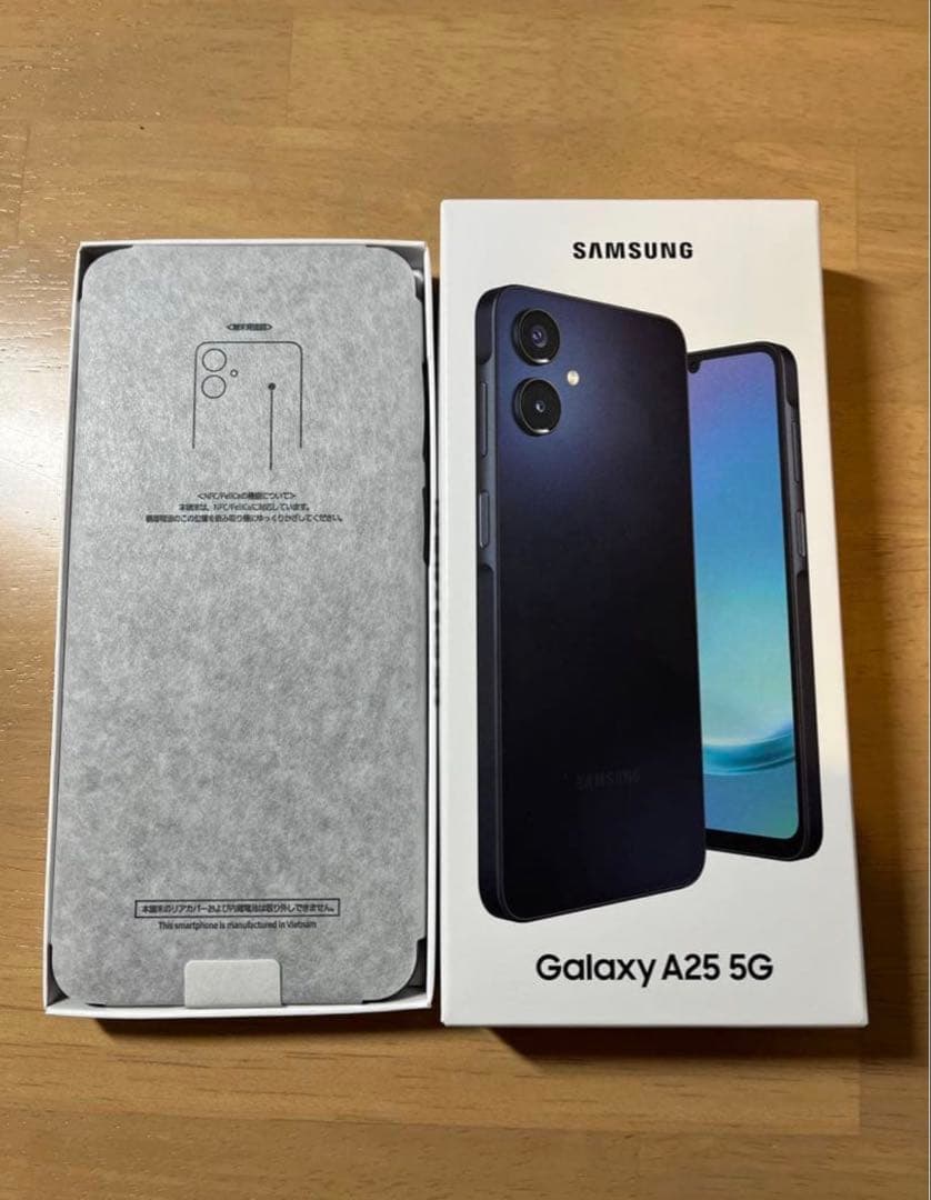 店頭確認のみ　Samsung Galaxy A25 5G 本体 ブラック