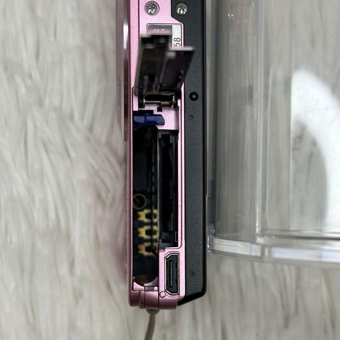 美品　SONY カメラ　DSC-W350 ピンク　説明書　コンデジ　動作品