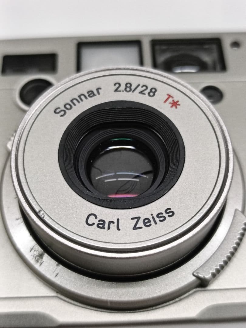 CONTAX Tix コンタックス　シルバーコンパクトフィルムカメラ