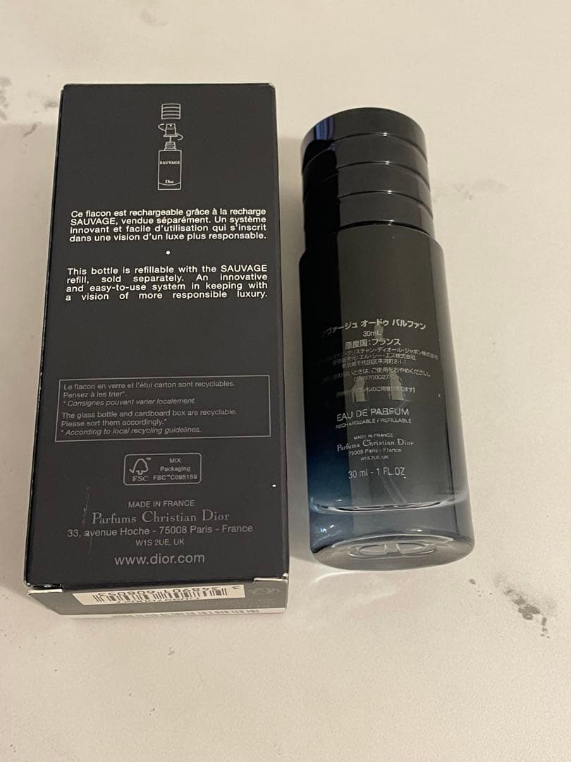 ディオール ソヴァージュ オードゥパルファン 30ml