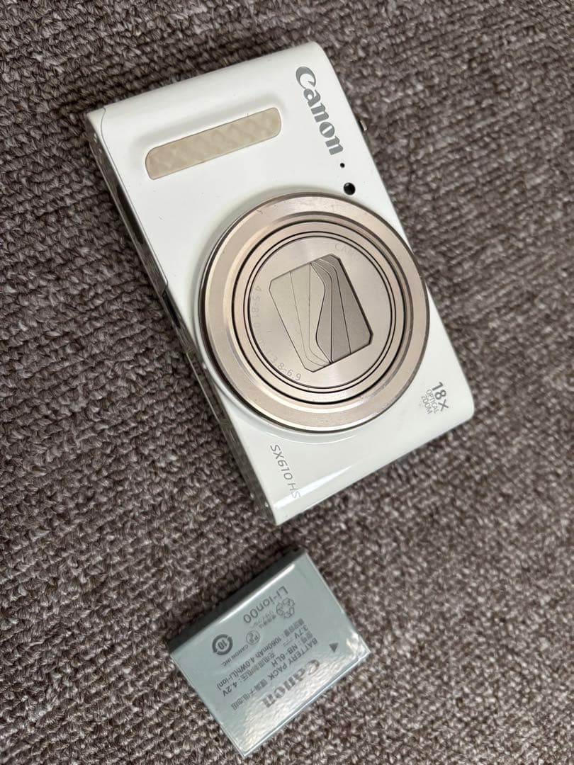 祝日特価　Canon PowerShot SX610 HS ホワイト　美品