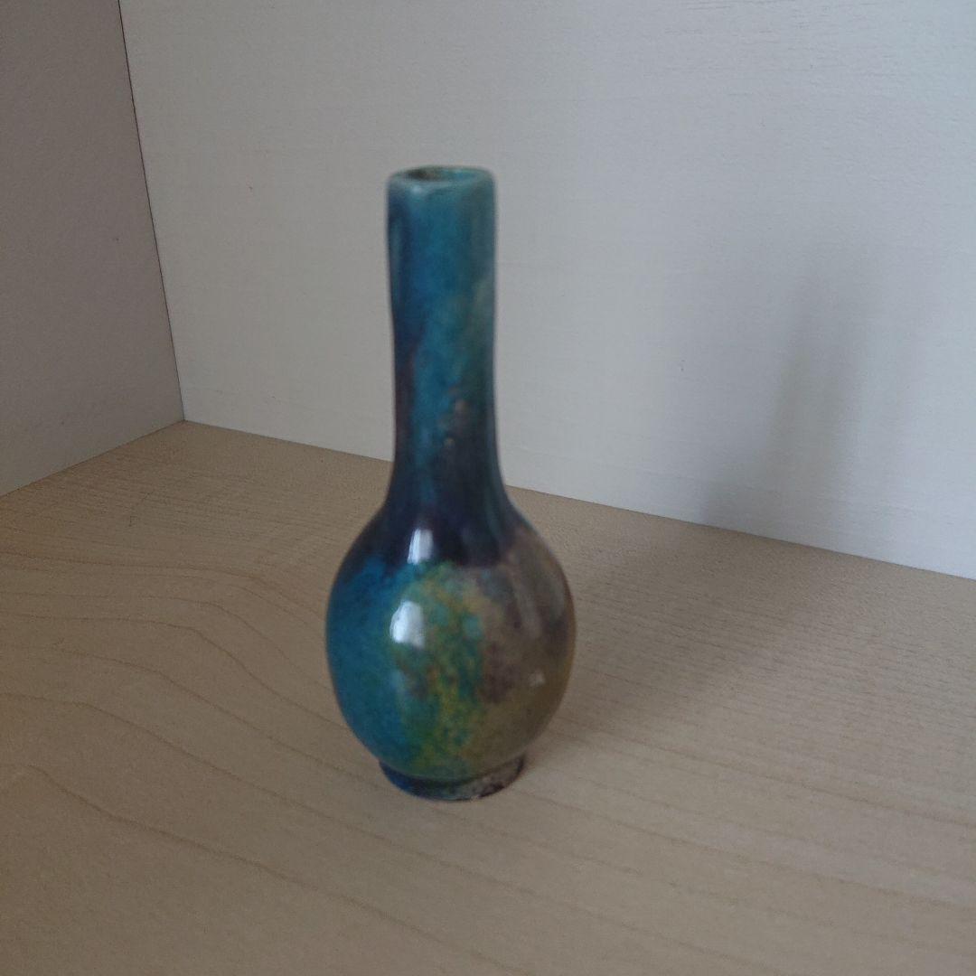 切込焼　二彩　御神酒徳利　花瓶