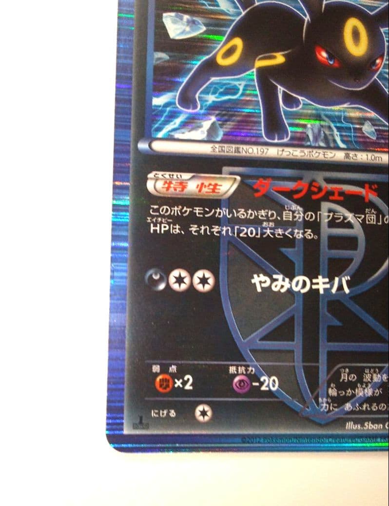 ブラッキー R BW8 ライデンナックル 031/051　1ED ポケモンカード