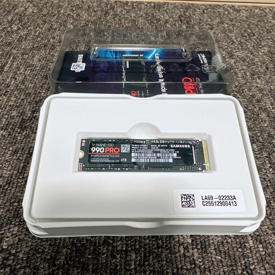 内蔵型SSD Samsung 990 PRO 4TB SSD