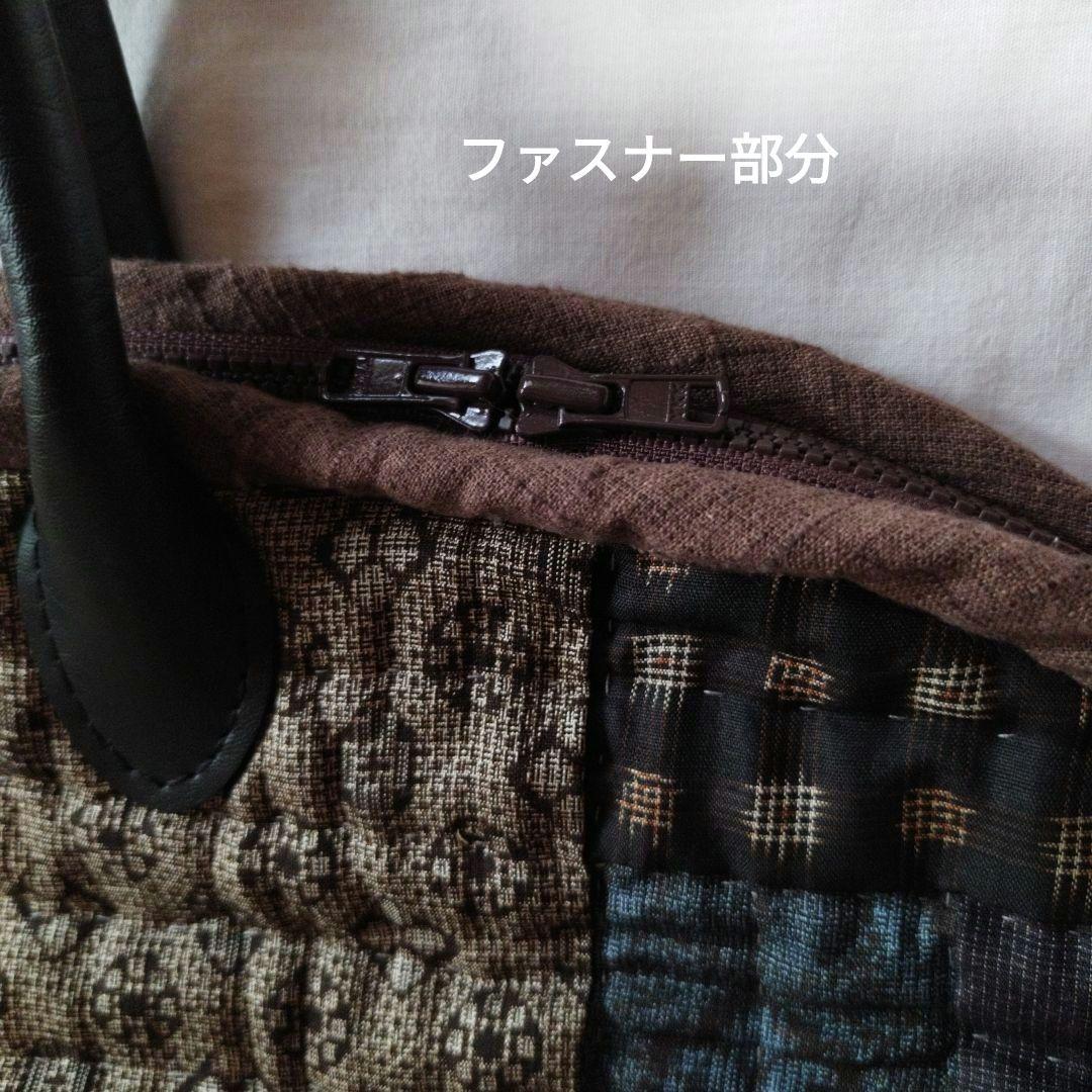 パッチワーク　和風　大きめバック