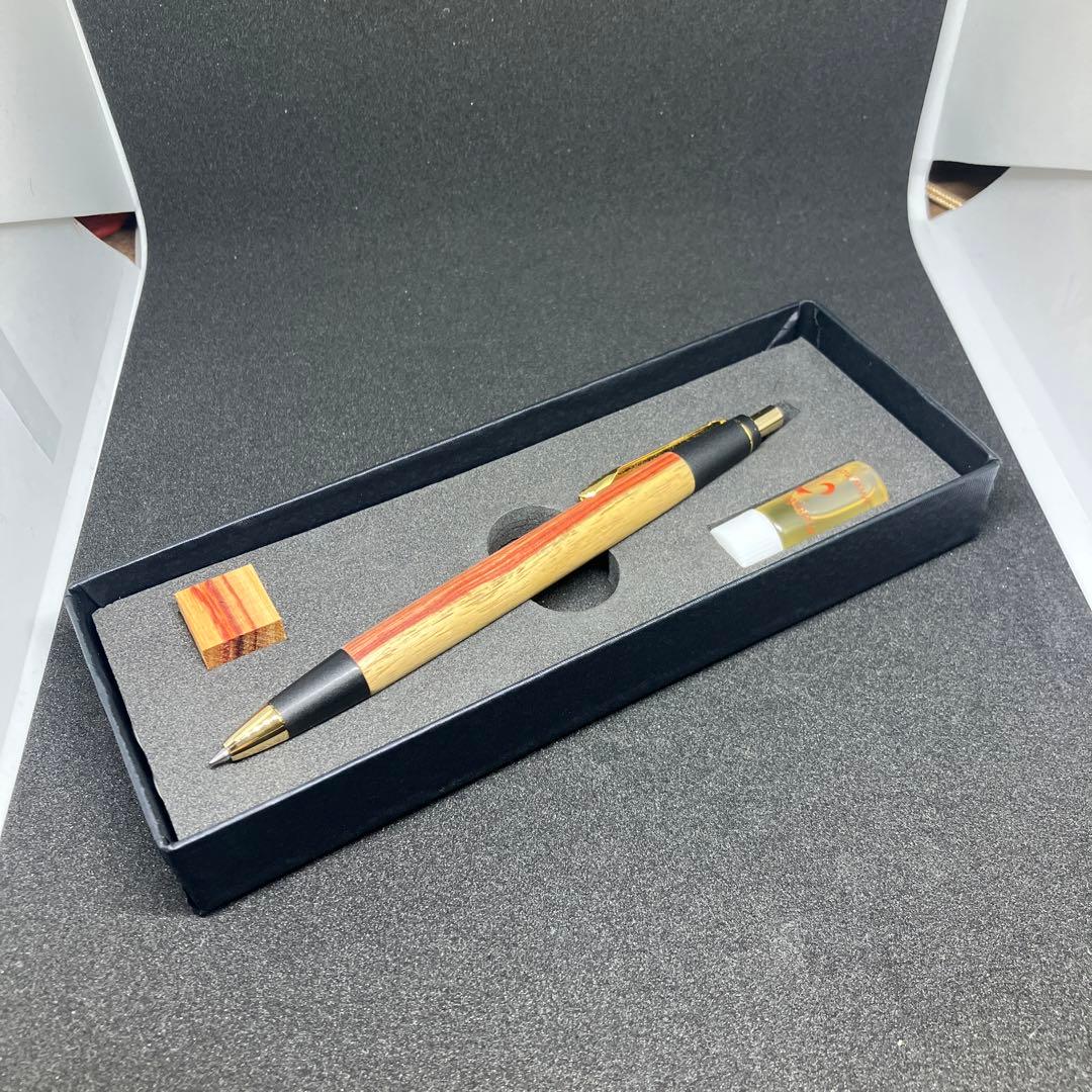 野原工芸 チューリップウッド スリム ボールペン