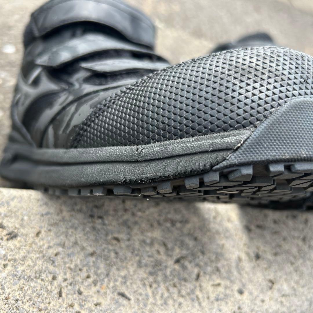 Mizuno 迷彩柄 ブラック安全靴　25㎝