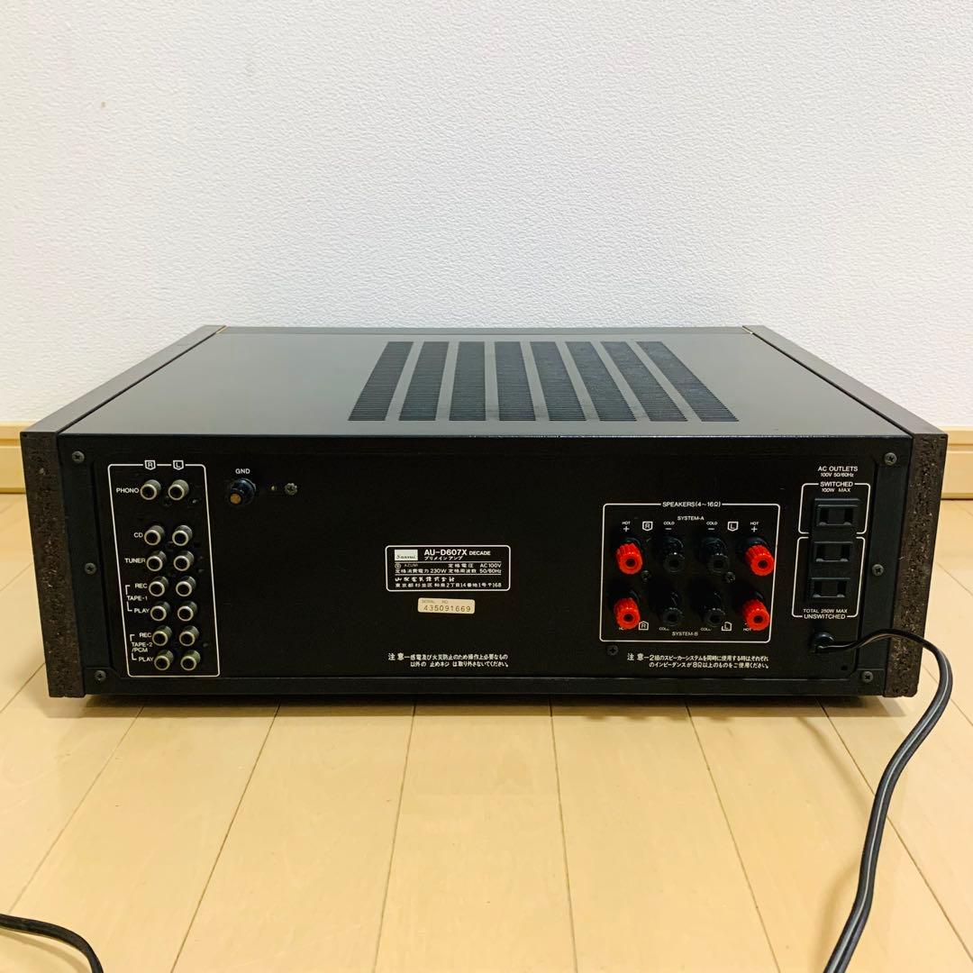 【美品】SANSUI サンスイ AU-D607X DECADE プリメインアンプ