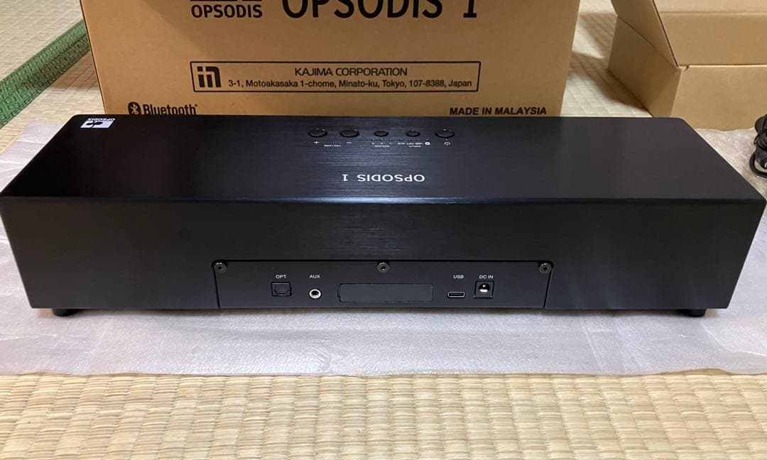 ほぼ新品：OPSODIS 1 鹿島建設　バイノーラル立体音響サウンドバー