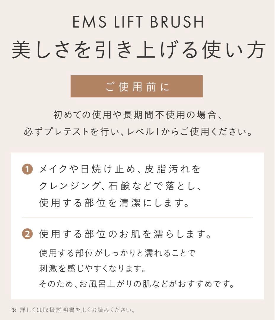 新品未使用SALONIAサロニアEMSリフトブラシ　シルバー