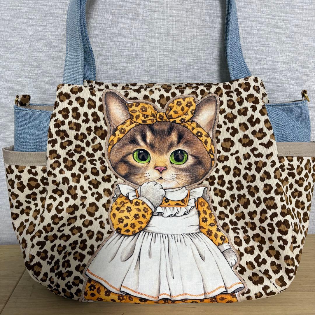 も*ー様 ハンドメイド コヤンイサムチョン ヒョウ柄サンダーちゃん チューリップ