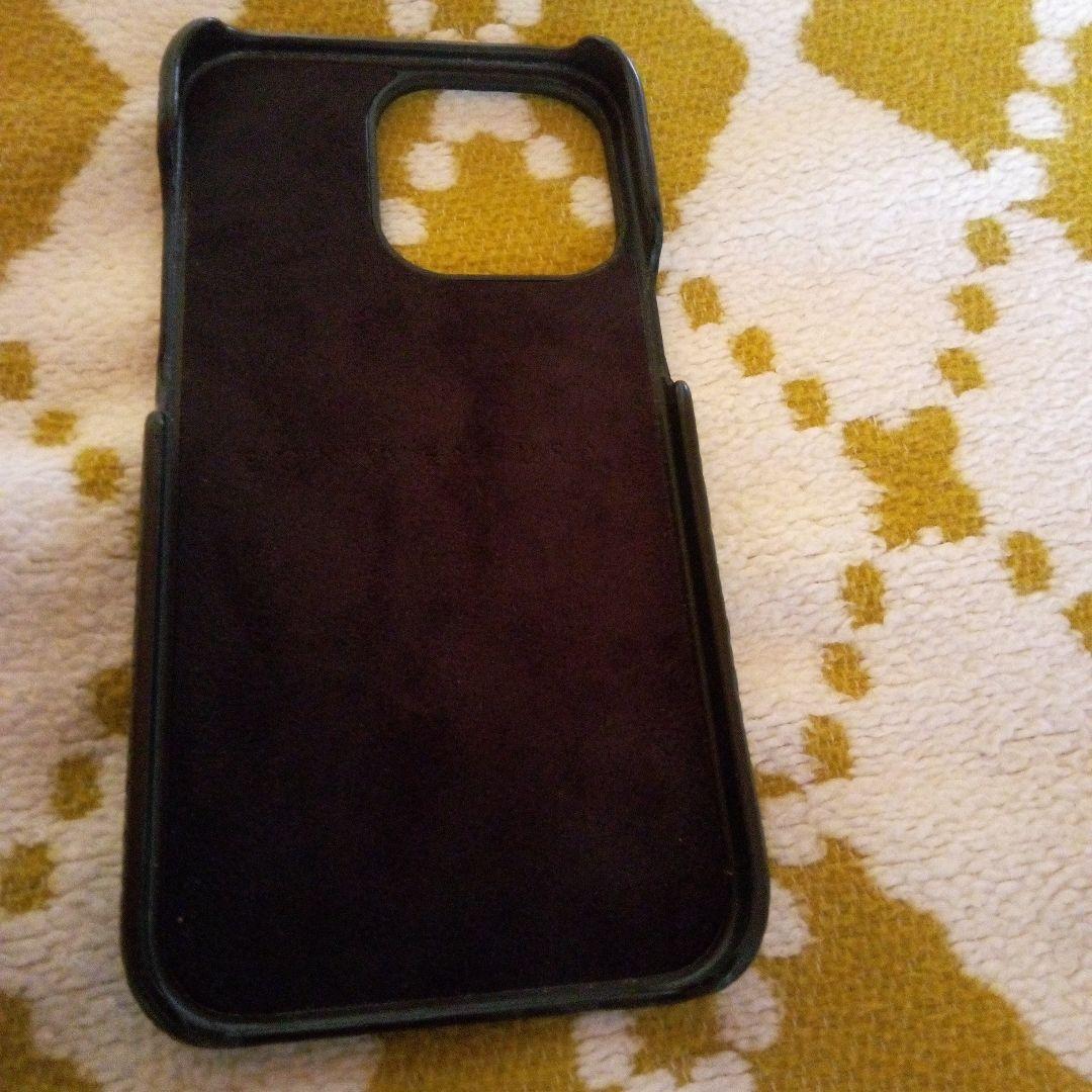 ブラックレザー iPhoneケース