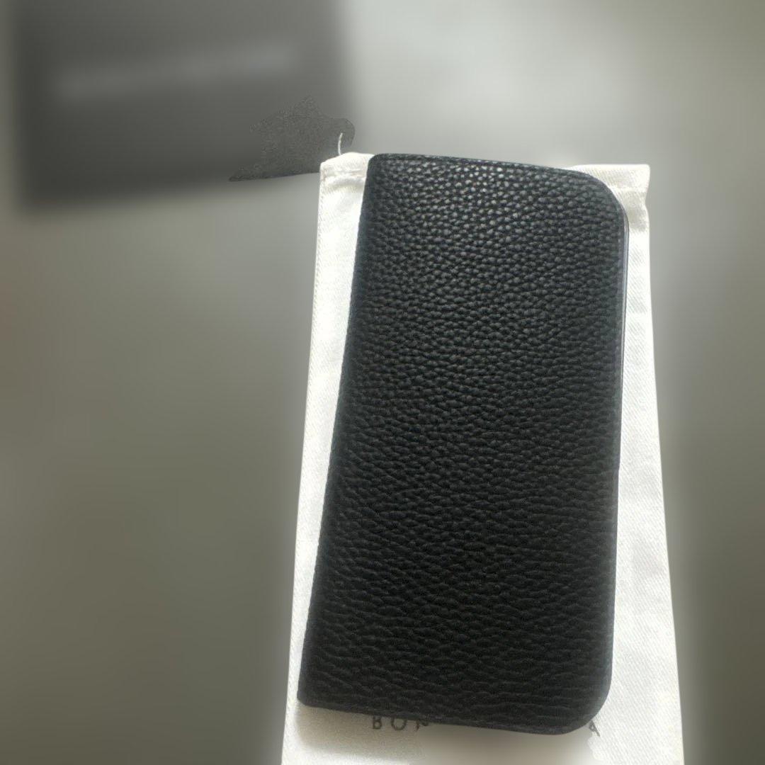 BONAVENTURA ブラック 手帳型ケースiPhone17pro