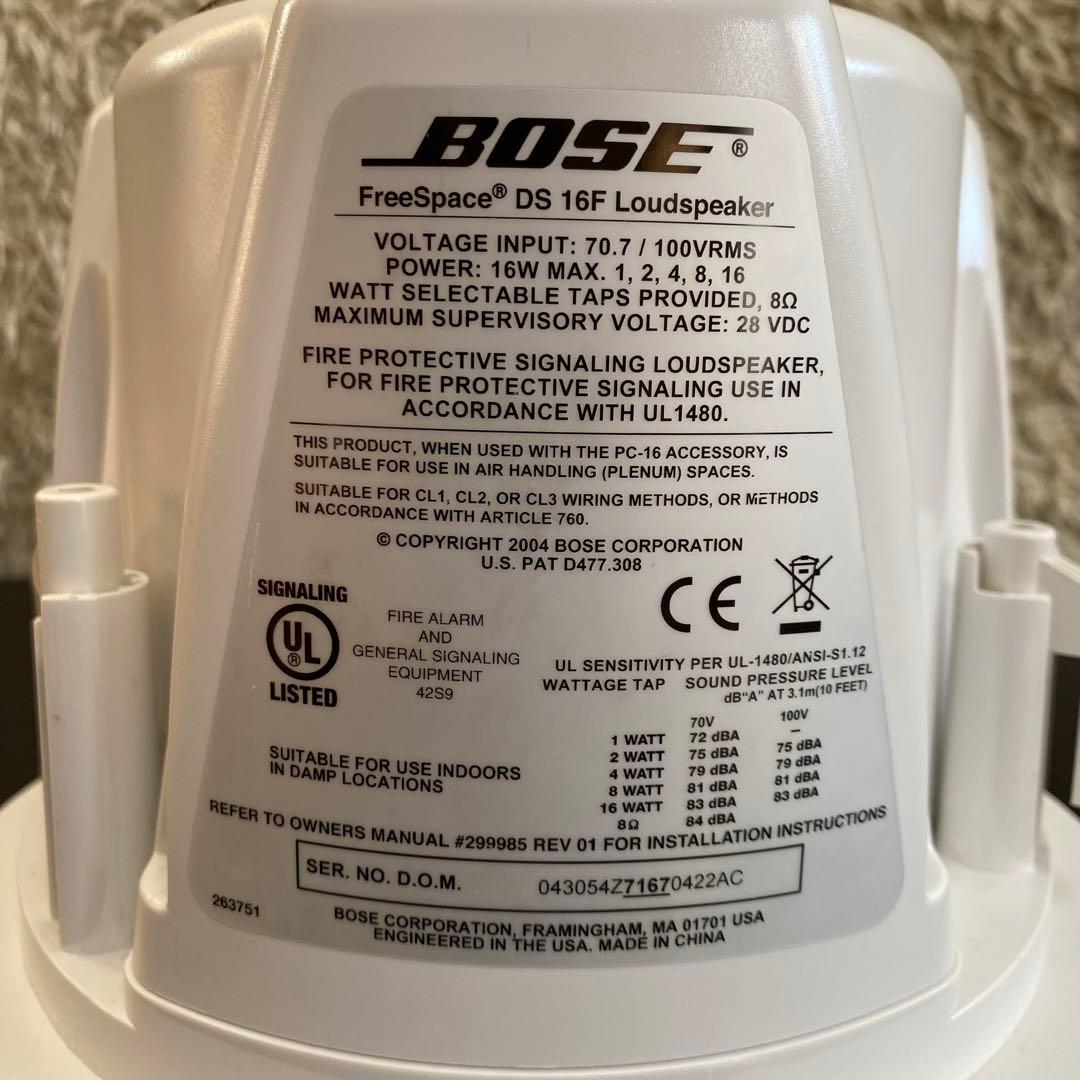 ✨美品✨BOSE FreeSpace DS 16F 天井埋込 型スピーカー 3台