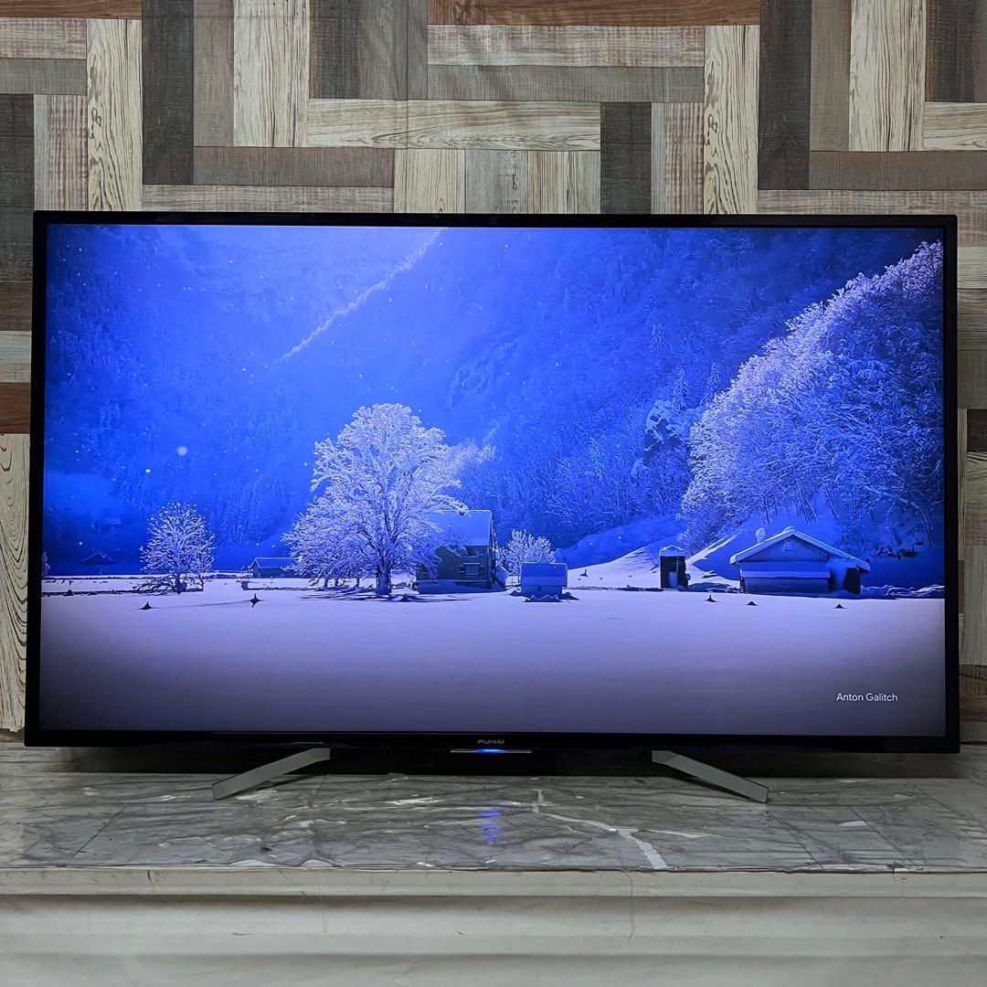 全国送料込❣️ 次世代量子ドットフナイ55型4K録画機能内蔵AndroidTV
