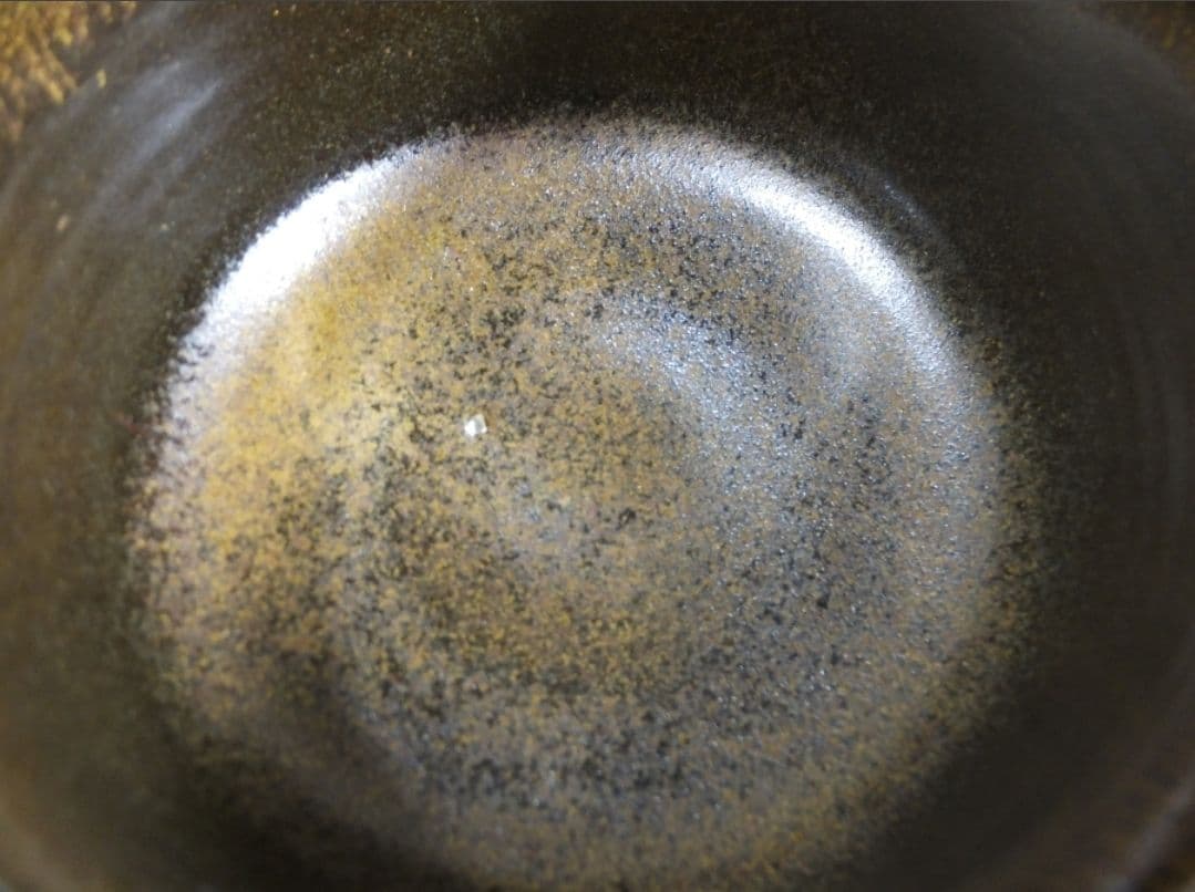 真作保証 十五代 熊谷紅陽 自作 上野茶碗 コレクター放出品 (熊谷竜峯) 福岡