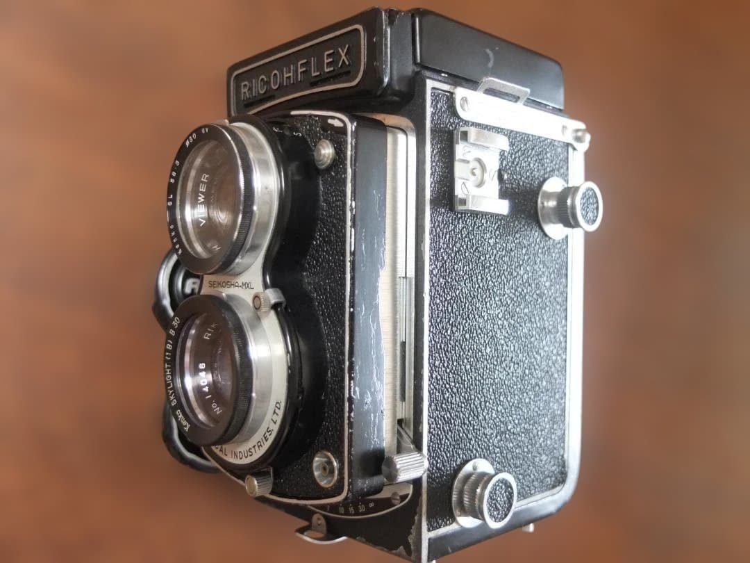 ★完動品　RICOHFLEX 二眼レフカメラ RIKENONレンズ★