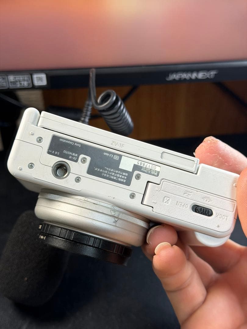 SONY ZV-1Fホワイト/GP-VPT2BT グリップ /NDフィルター付き