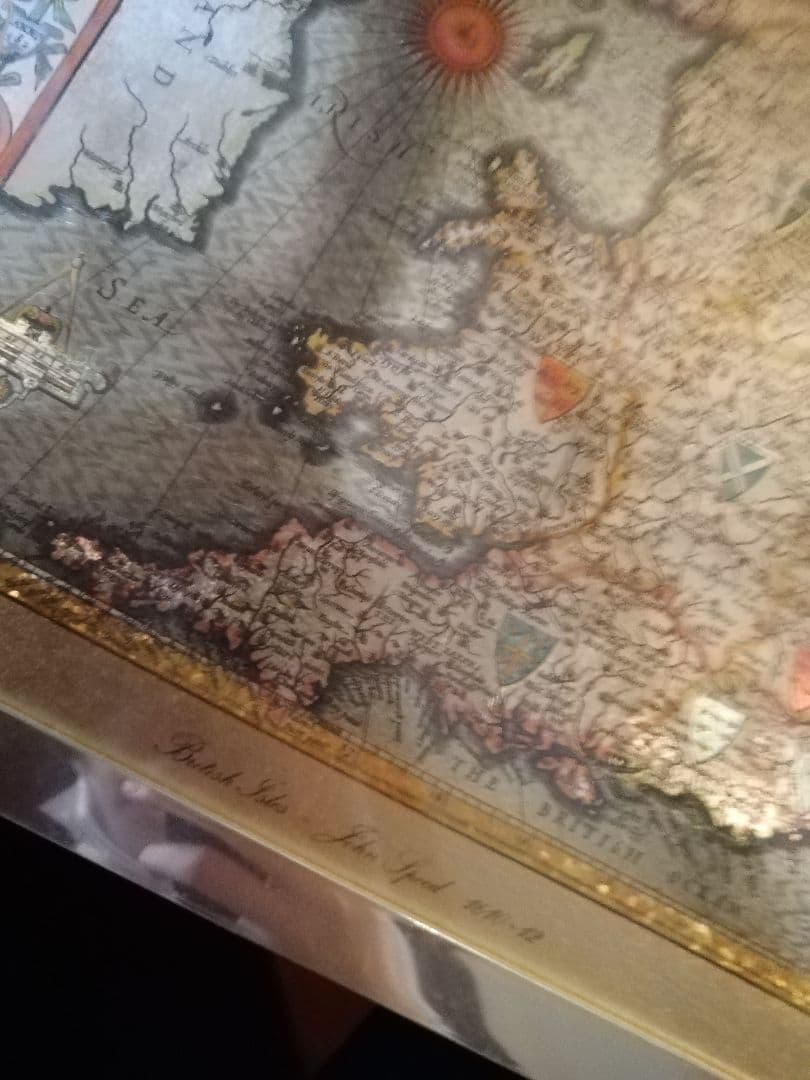 イギリス 地図 アンティーク