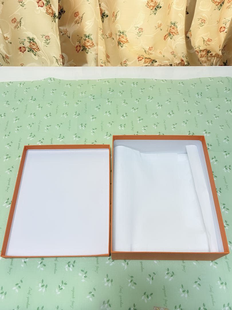 HERMES エルメス　空箱　069◇ ミニエブリ 2個セット オレンジ