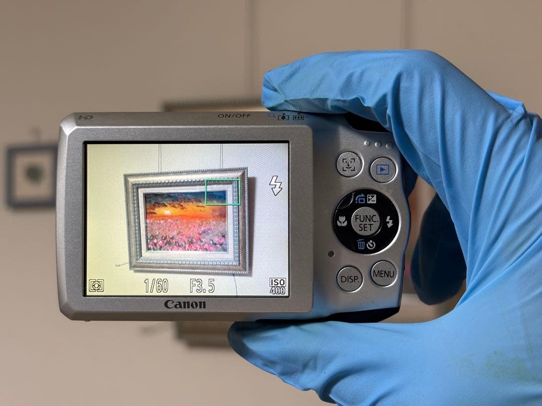 Canon PowerShot A3200 IS シルバー 動作確認済 やや傷有