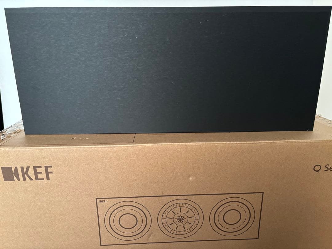 KEF Q250c ブラック　サランネット付き　センタースピーカー