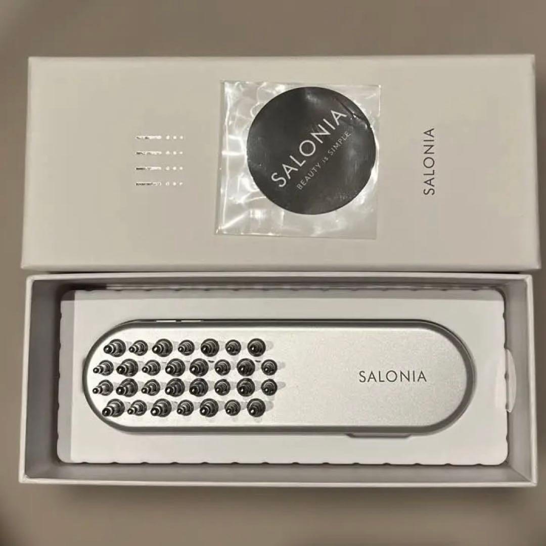 【SALONIA】美顔器 シルバー