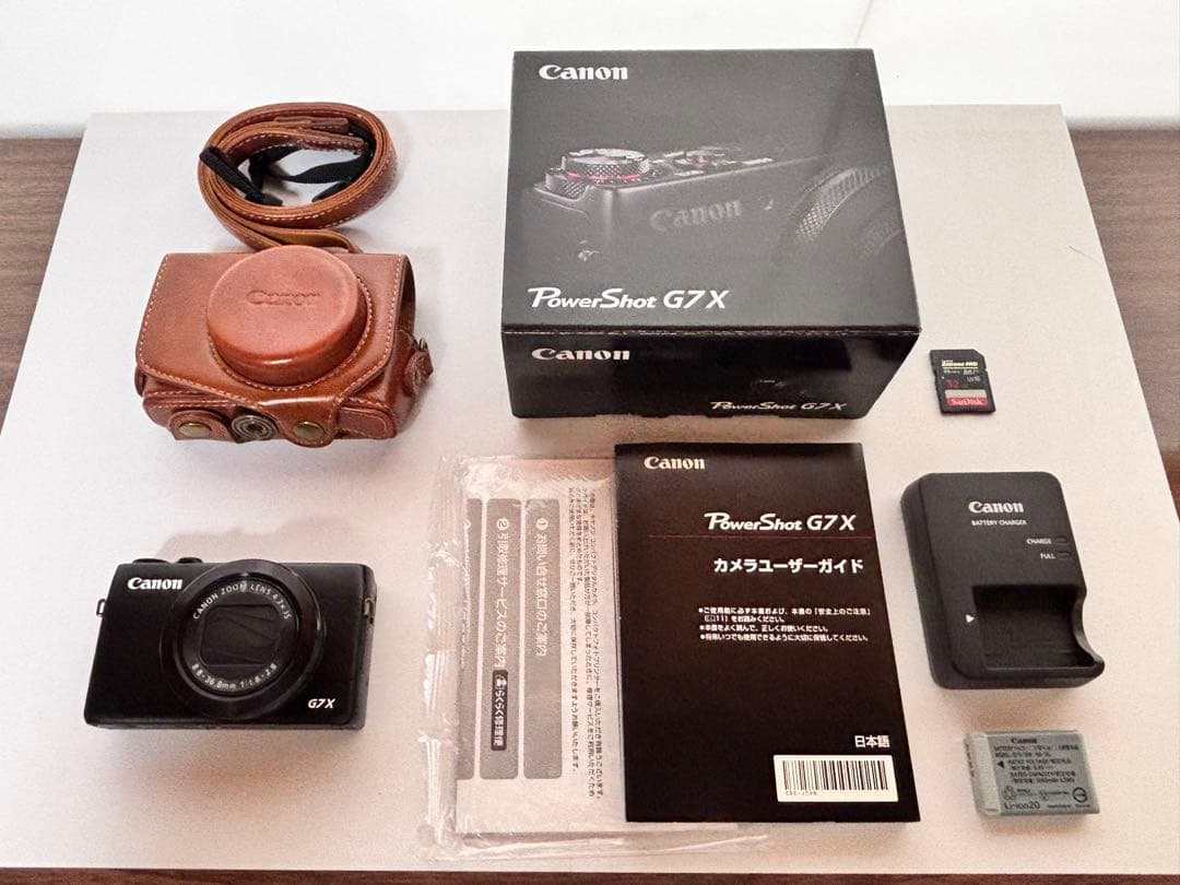 Canon G7X コンパクトデジタルカメラ　 専用ケースセット