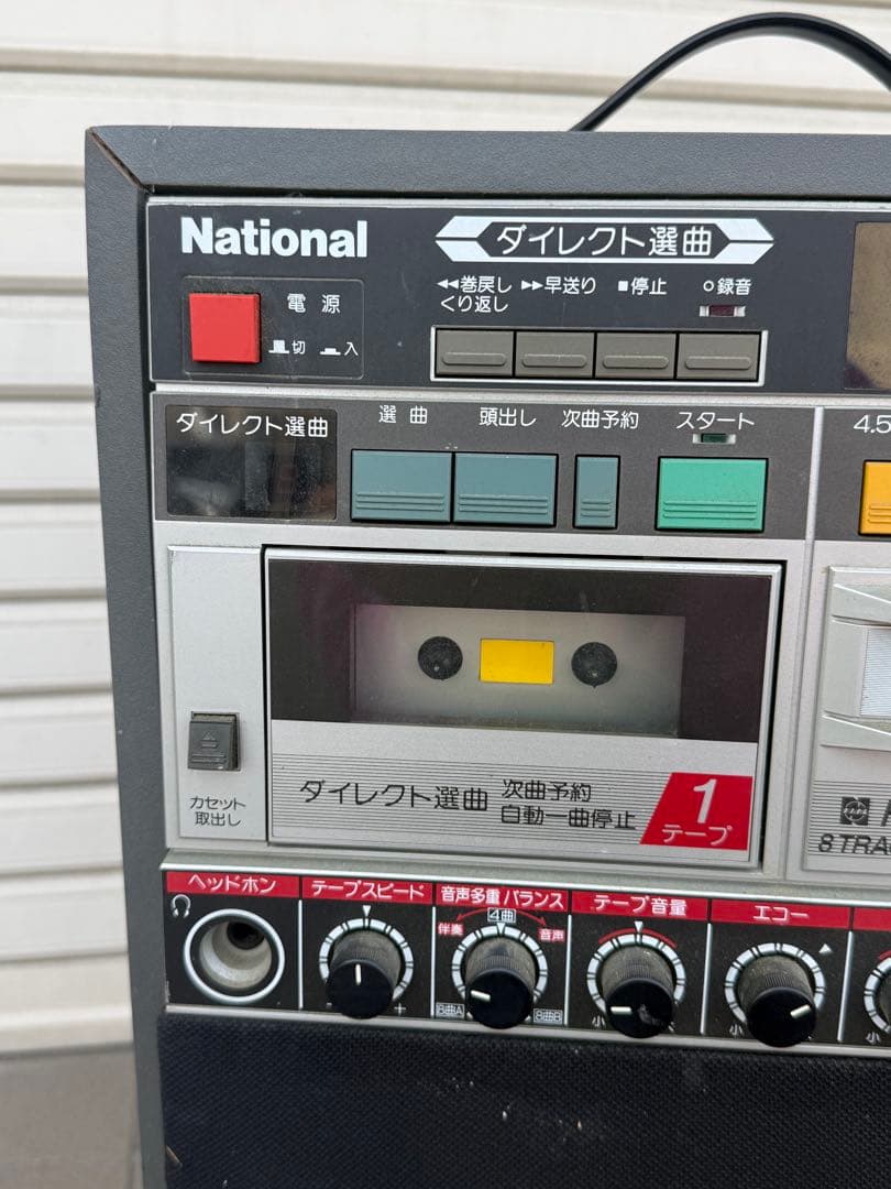 【送料込み】ジャンク★ナショナル ホームカラオケ RQ-K5 松下電工　レトロ
