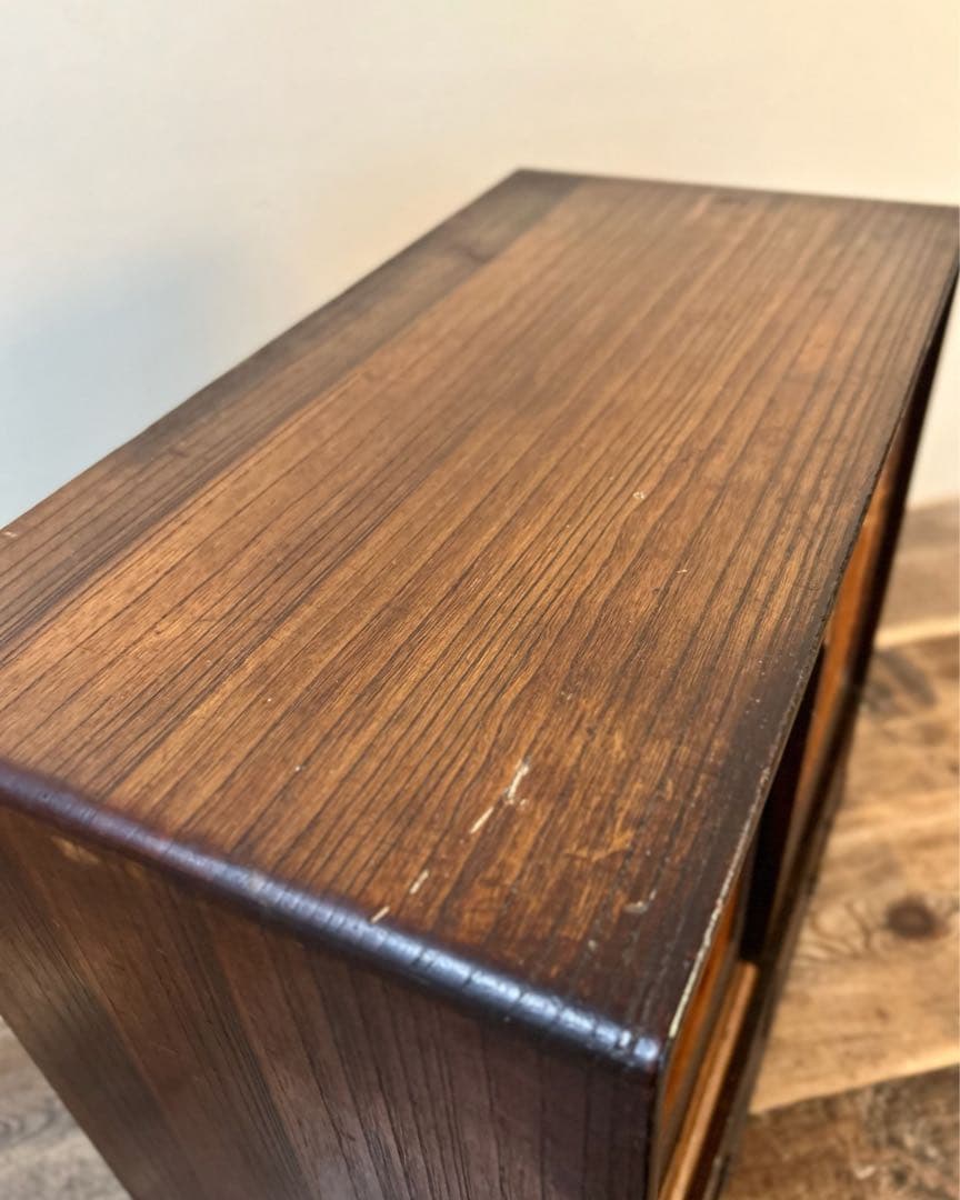 【アンティーク】木製 天然木 茶棚 茶箪笥 水屋箪笥 飾り棚 昭和中期 時代家具