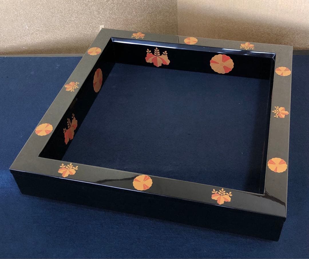 割引‼️《R》輪島塗 高台寺蒔絵 炉縁 宗樹造 共箱　251022い5