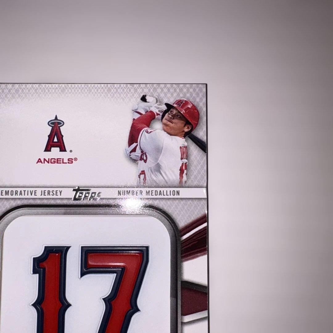 大谷翔平 2022 トップス メダリオンカード ジャージナンバー Topps