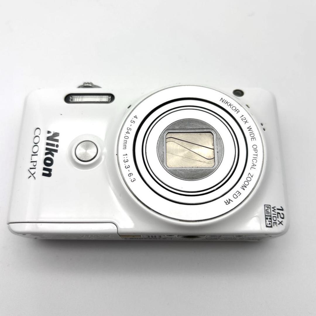 【希少・動作確認済】Nikon COOLPIX S6900 ホワイト 自撮り特化
