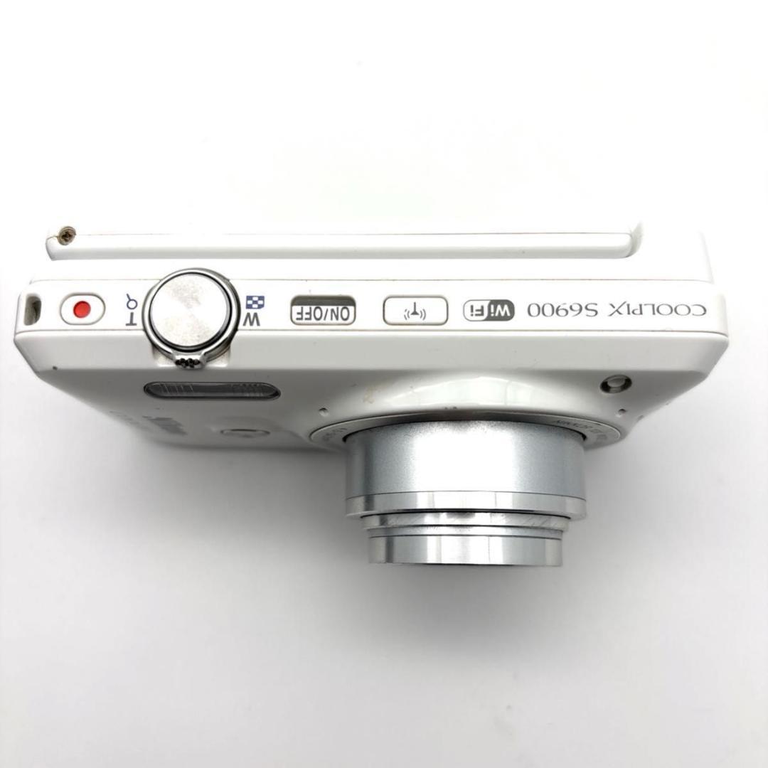 【希少・動作確認済】Nikon COOLPIX S6900 ホワイト 自撮り特化