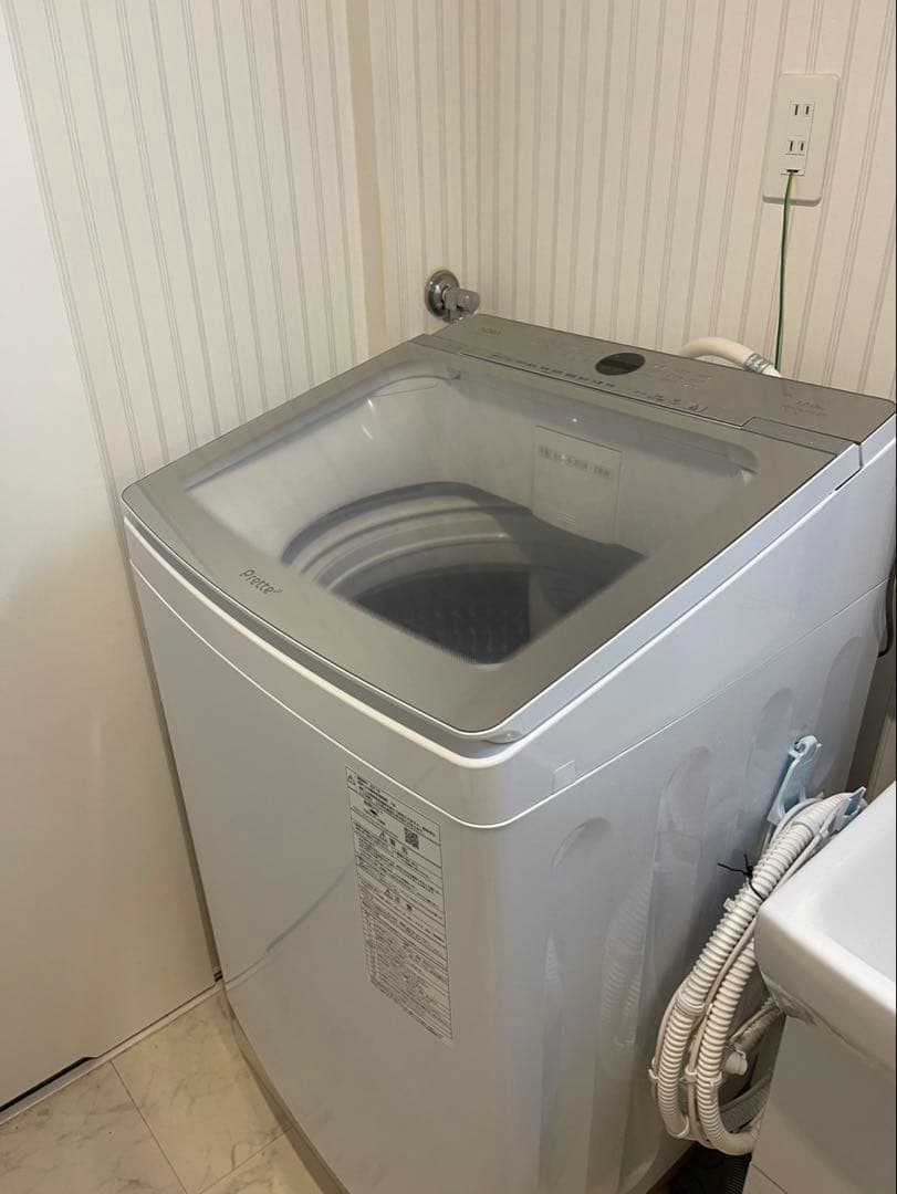 【※発送日注意】洗濯機　AQUA Prette 12kg