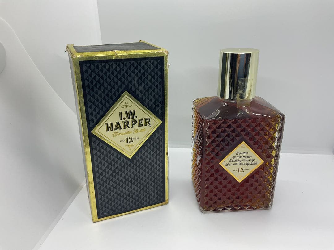I.W. HARPER 12年 デキャンタボトル 750ml 箱付き バーボン