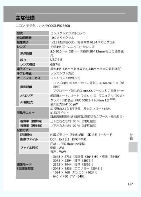【動作確認済み】NIKON COOLPIX S600 バッテリー付き