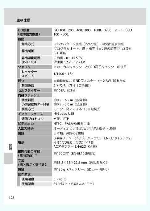 【動作確認済み】NIKON COOLPIX S600 バッテリー付き