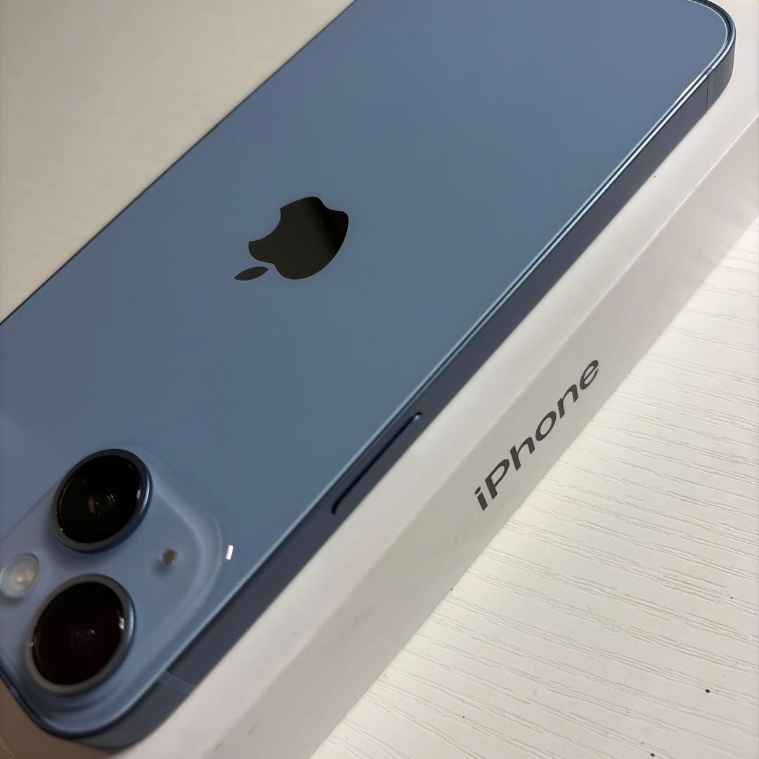 iPhone14 128GB ブルー SIMフリー 極美品