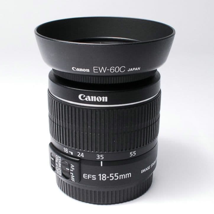 ②C Canon EOS Kiss x4 標準レンズセット フード付き