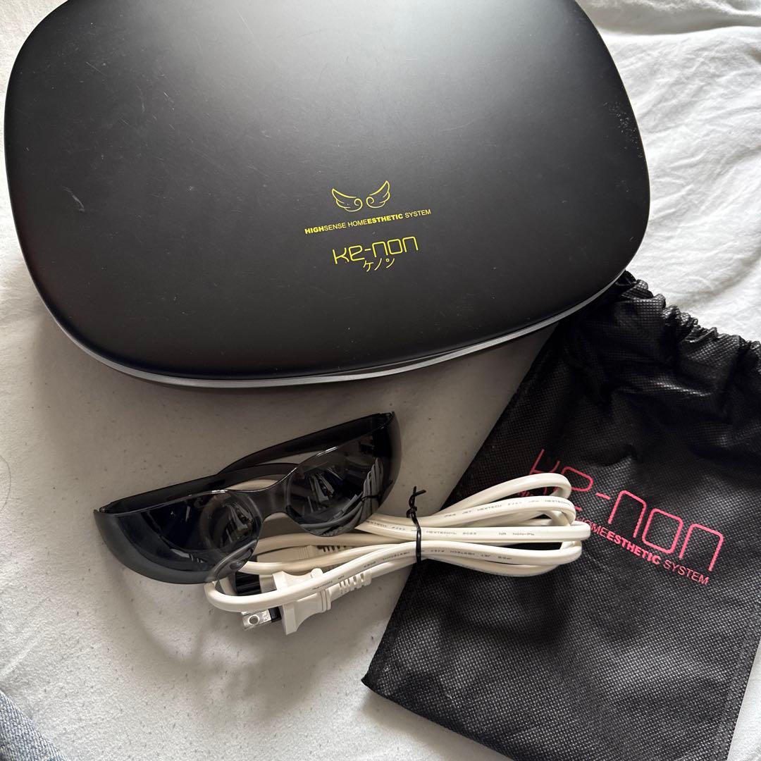 ke-non 脱毛器 本体と付属品と説明書