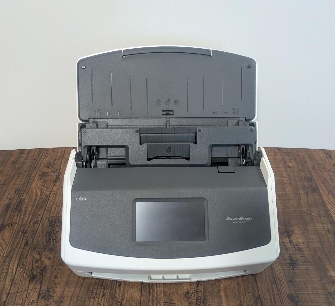 ScanSnap iX1500 Wifi対応 便利なレシート名刺ガイド装着済み